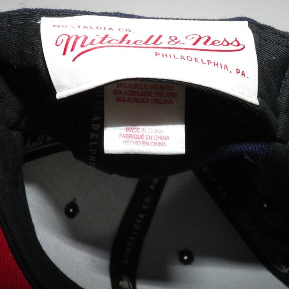 Mitchell & Ness Houston Rockets Snapback Adjustable Hat OG 90's Logo Blue - Picture 7 of 7